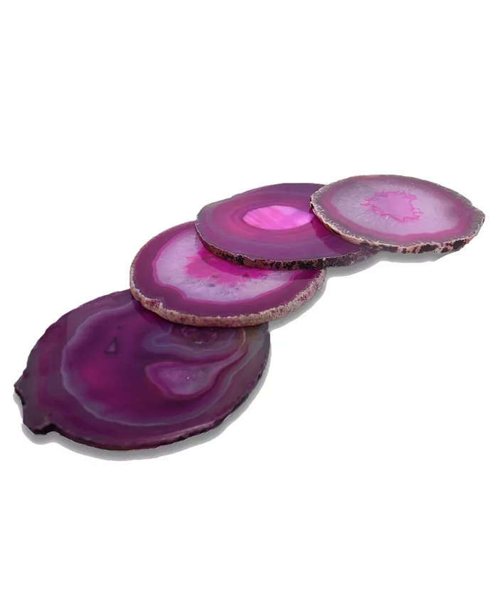 Nature's Decorations - Premium Medium Agate Coasters