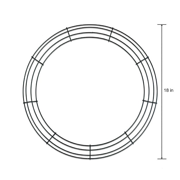 Green Wire Christmas Wreath Crafting Form