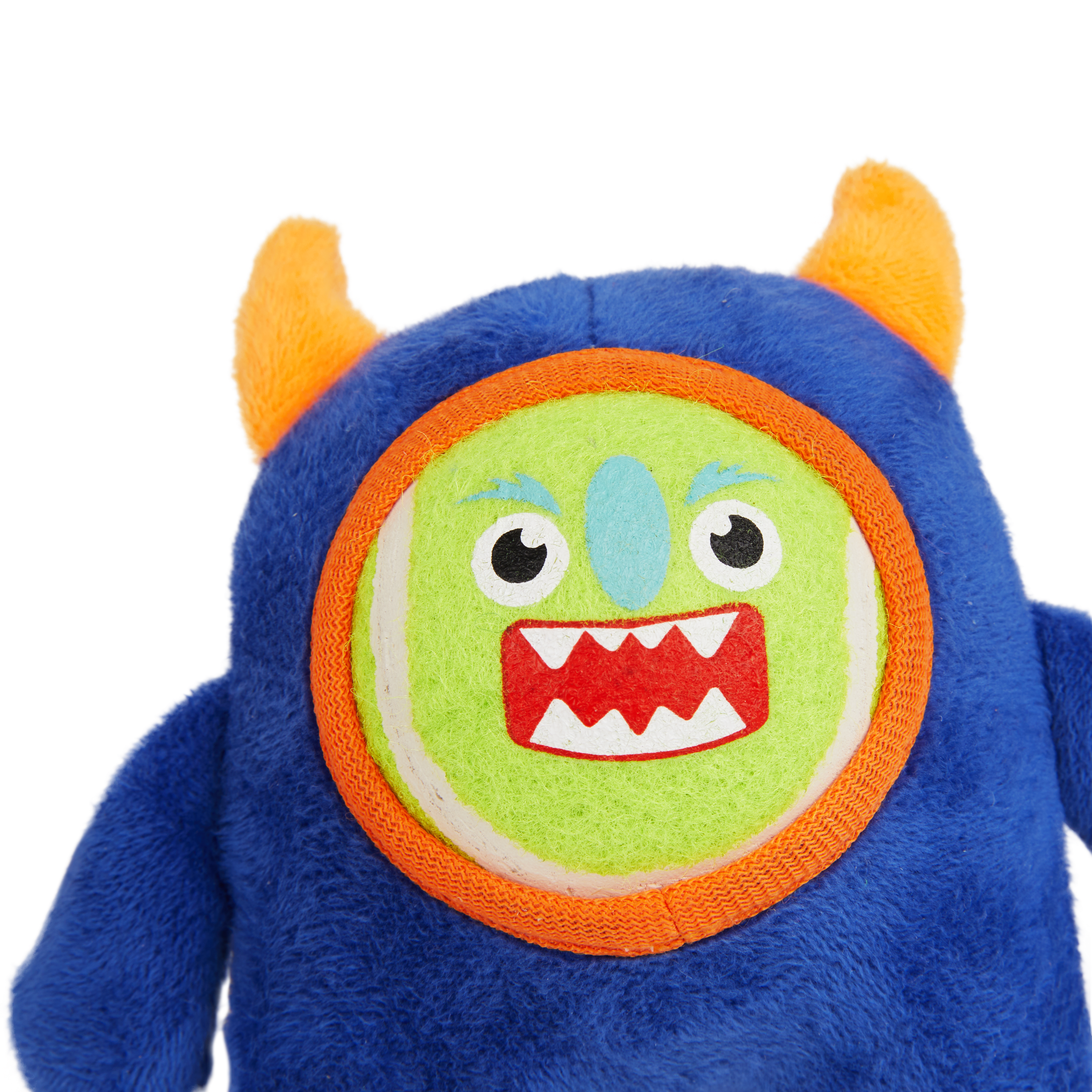 Leaps  Bounds Monster with Tennis Ball Dog Toy， Small