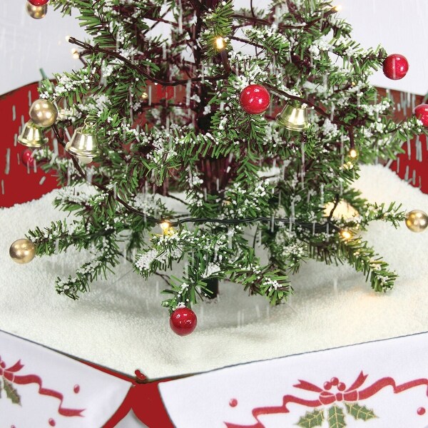 Fraser Hill Farm Let It Snow Series 29In. Green Tree with Star Topper