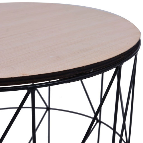 vidaXL Coffee Table Round End Table for Living Room Living Room Furniture White   Industrial   Side Tables And End Tables   by vidaXL LLC  Houzz