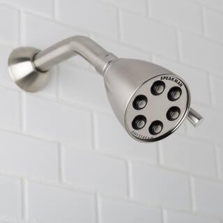 Speakman 3-Spray 2.8 in. Single Wall Mount Fixed Adjustable Shower Head in Brushed Nickel S-2252-BN