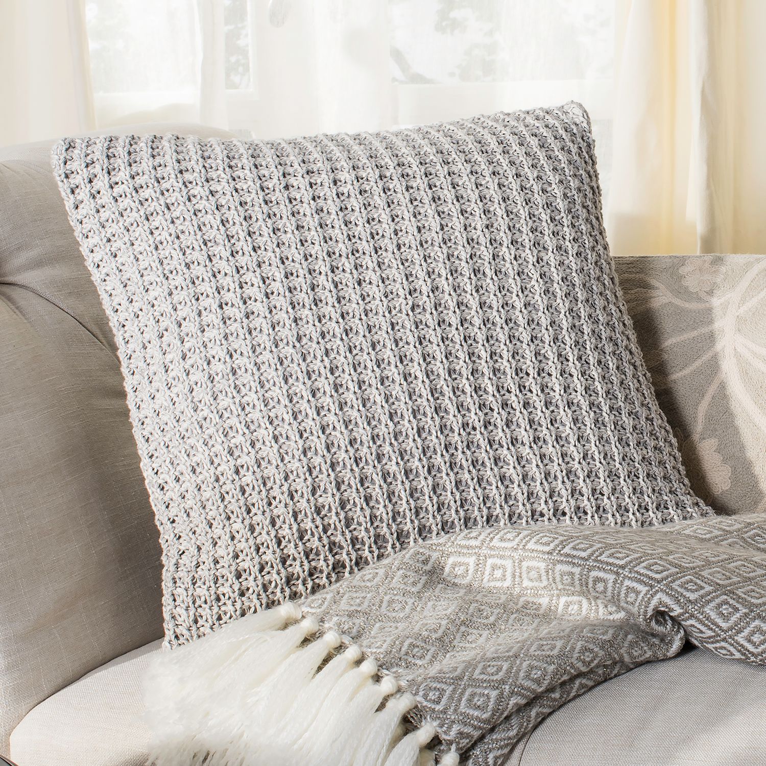 Safavieh Haven Knit Throw Pillow