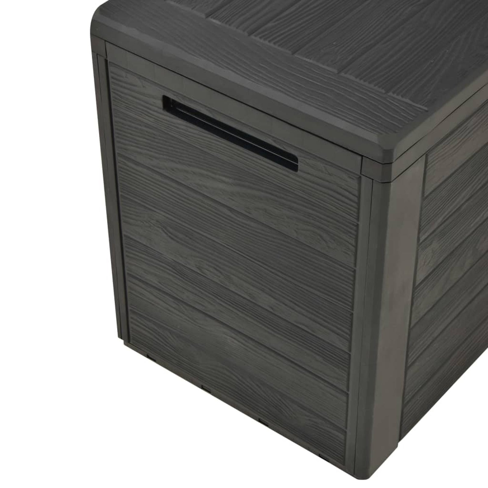 Lixada Garden Storage Box Anthracite 45.7"x17.3"x21.7"