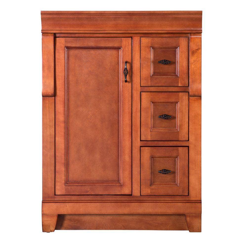 Home Decorators Collection Naples 24 in W x 2163 in D Bath Vanity Cabinet Only in Warm Cinnamon