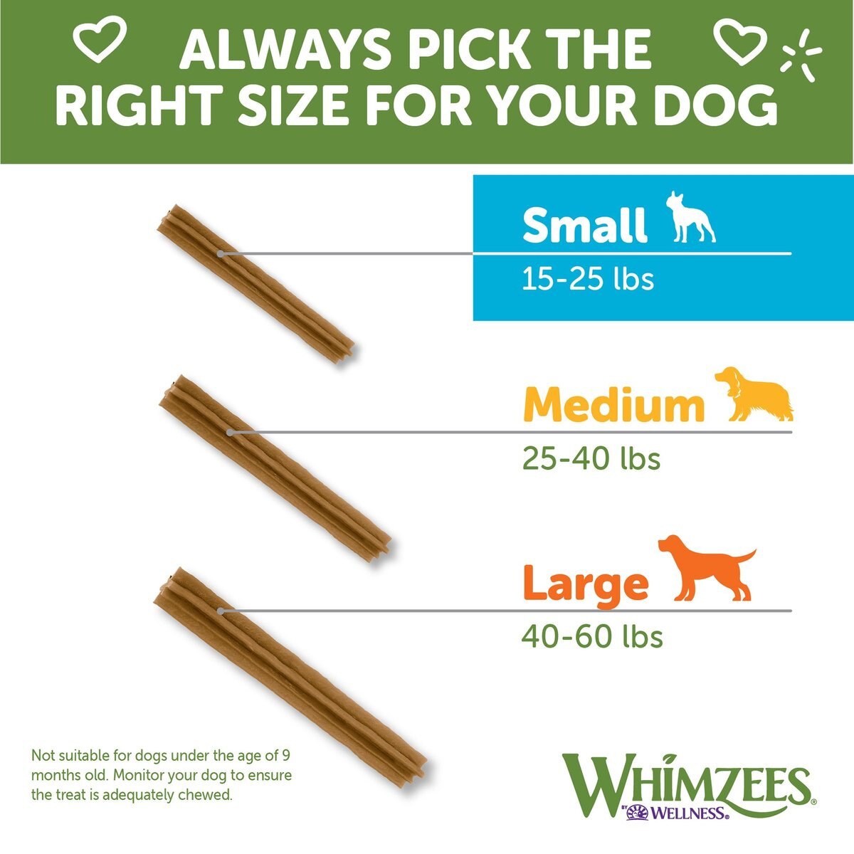 WHIMZEES Natural Dental Chews Small Breed Value Box Dog Treats， 89 count