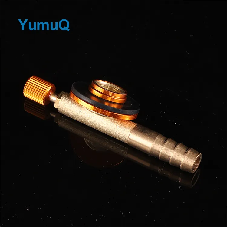 YumuQ Stainless Steel + Copper Camping Canister  Convertor Shifter Refill  Gas Adapter For Outdoor Travel Hiking