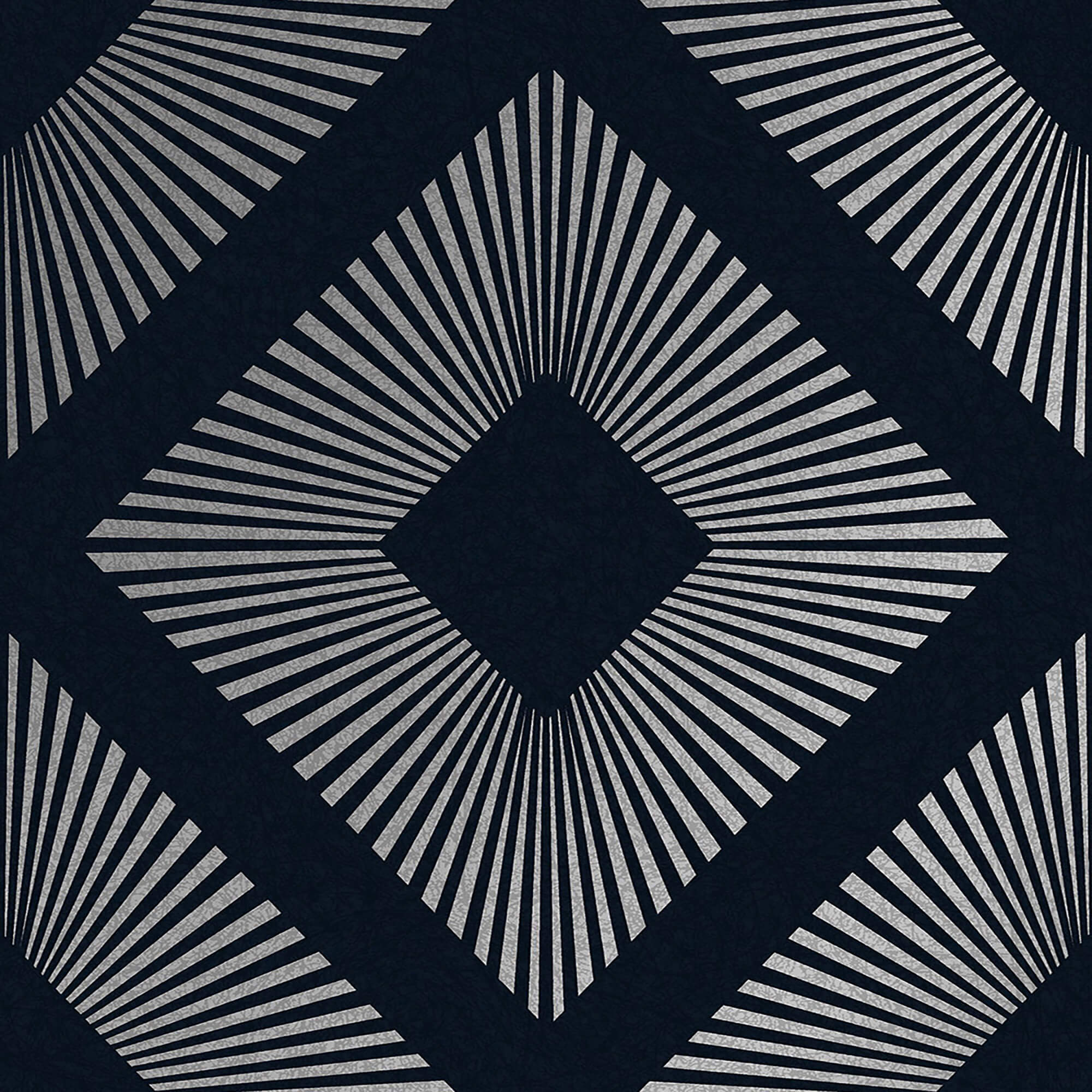 NEXT Deco Triangle Navy Wallpaper