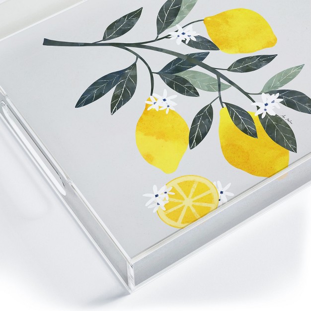 El Buen Limon Lemon Tree Branch Acrylic Tray deny Designs