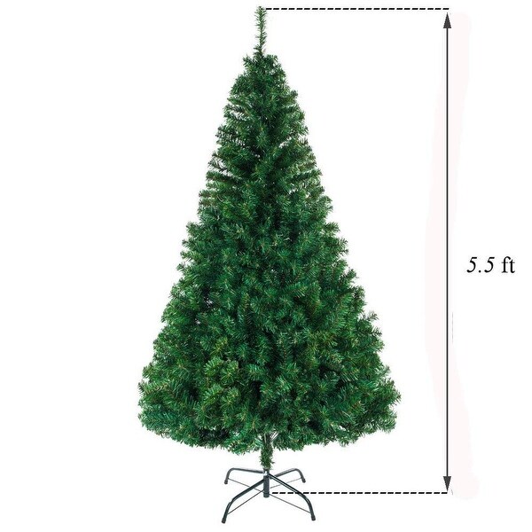 58ft Artificial Christmas Tree with Stand for Indoor and Outdoor Holiday Decoration