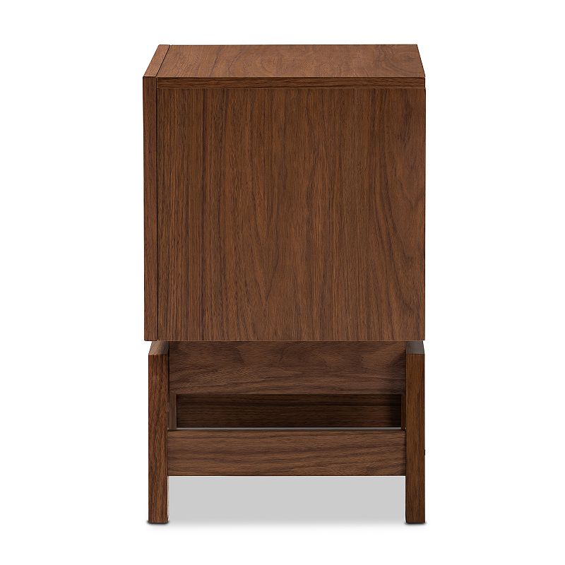 Baxton Studio Svante Medium Brown Nightstand