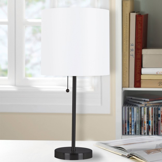 Metal Stick Table Lamp With Pull Chain Black Yoursmall