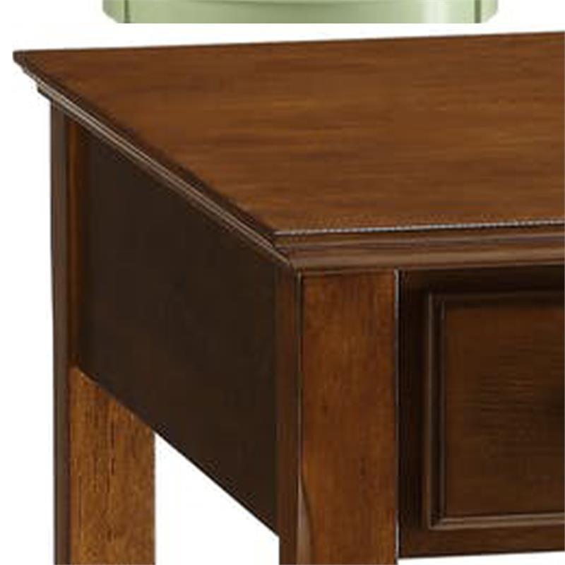 Smart Looking Side Table  Walnut Brown   Transitional   Side Tables And End Tables   by Homesquare  Houzz