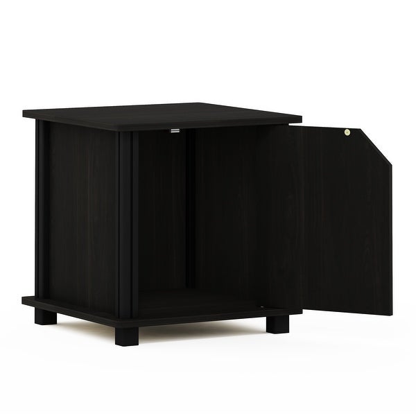 Furinno Brahms End Table with Storage