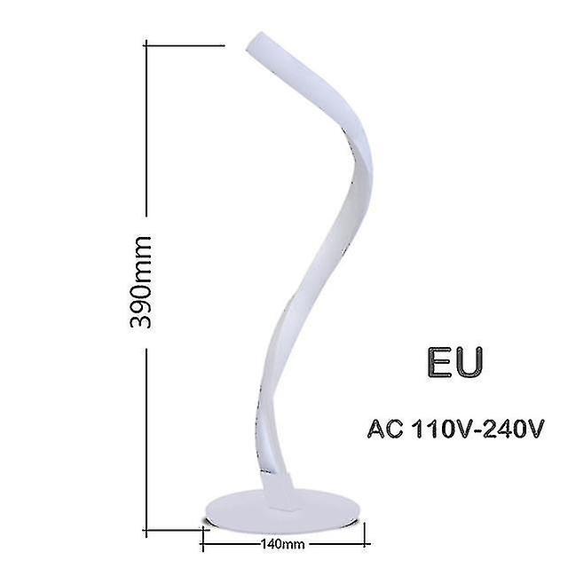 Naiwang Tuya Smart S Shape Table Lamp Wifi Spiral Bedside Lamp Colorful Decoration Serpentine Night Light With Alexa Google Smart Life