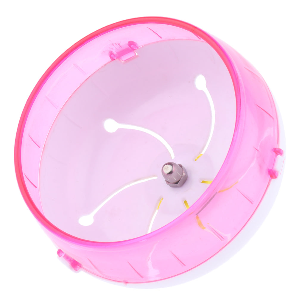 Hamster Mouse Rat Exercise Toys Silent Running Wheel Pink