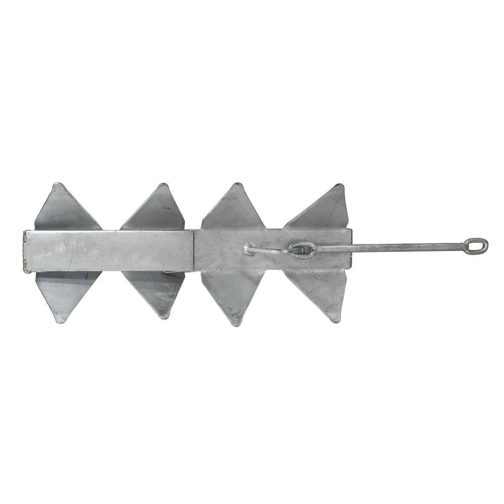 Extreme Max 13 lbs. BoatTector Galvanized Cube Anchor (Box-Style) EXM-CA13