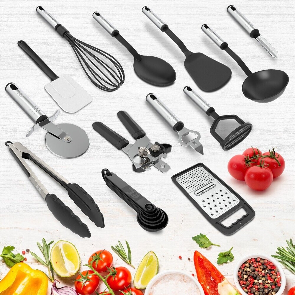 23 Pcs Heat Resistant Stainless Steel Kitchen Utensil Set