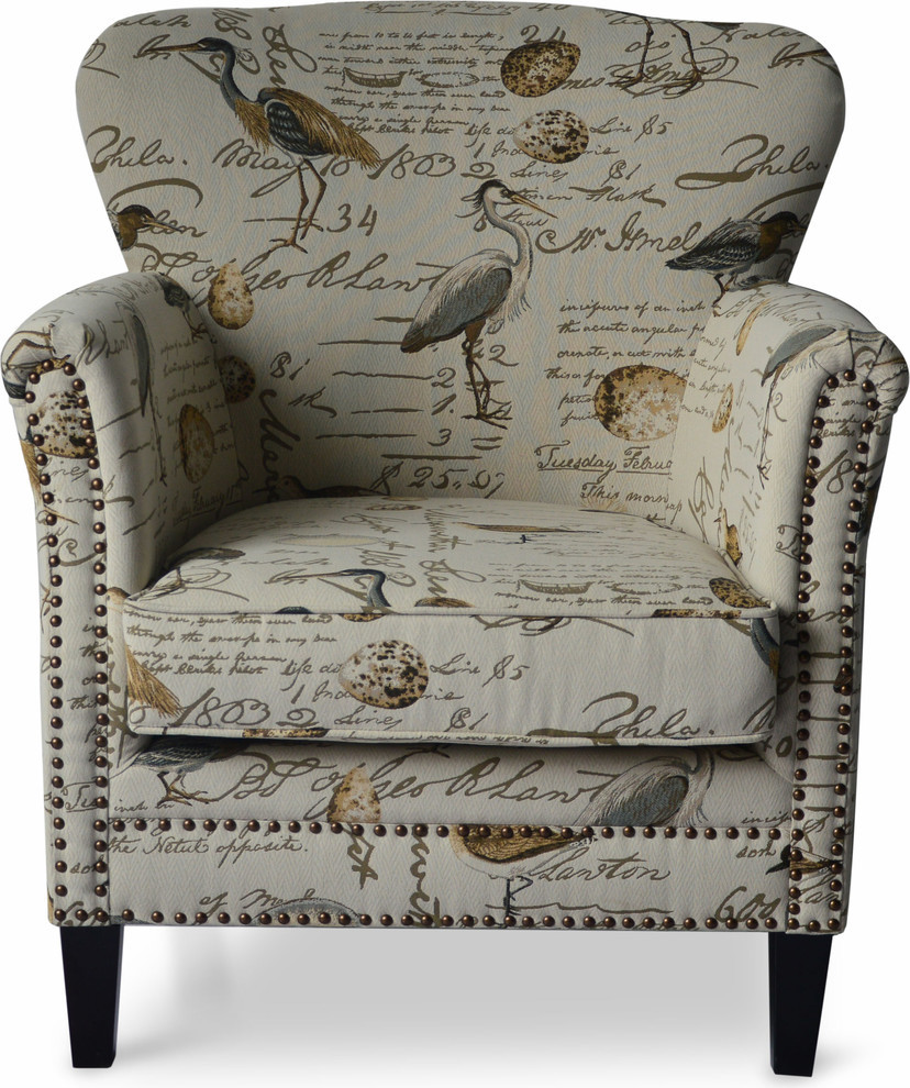 Phoebe Accent Chair   Beach Style   Armchairs And Accent Chairs   by HedgeApple  Houzz