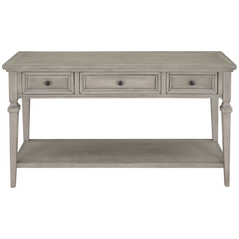 Console Table with Three Top Drawers