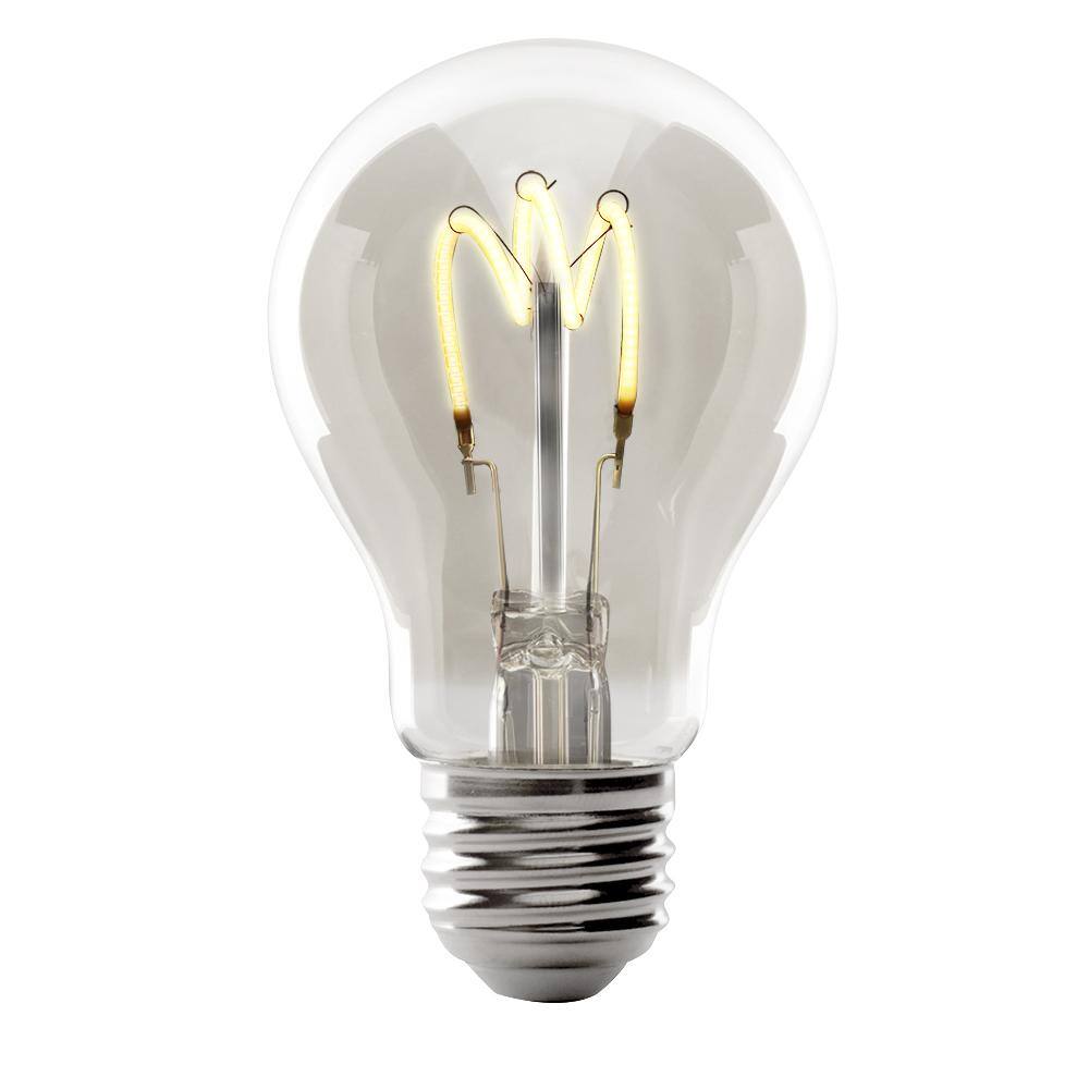 Feit Electric 40-Watt Equivalent A19 Dimmable H Shape Filament Clear Glass E26 Vintage Edison LED Light Bulb Warm White (6-Pack) AT19HCLLEDHDRP6