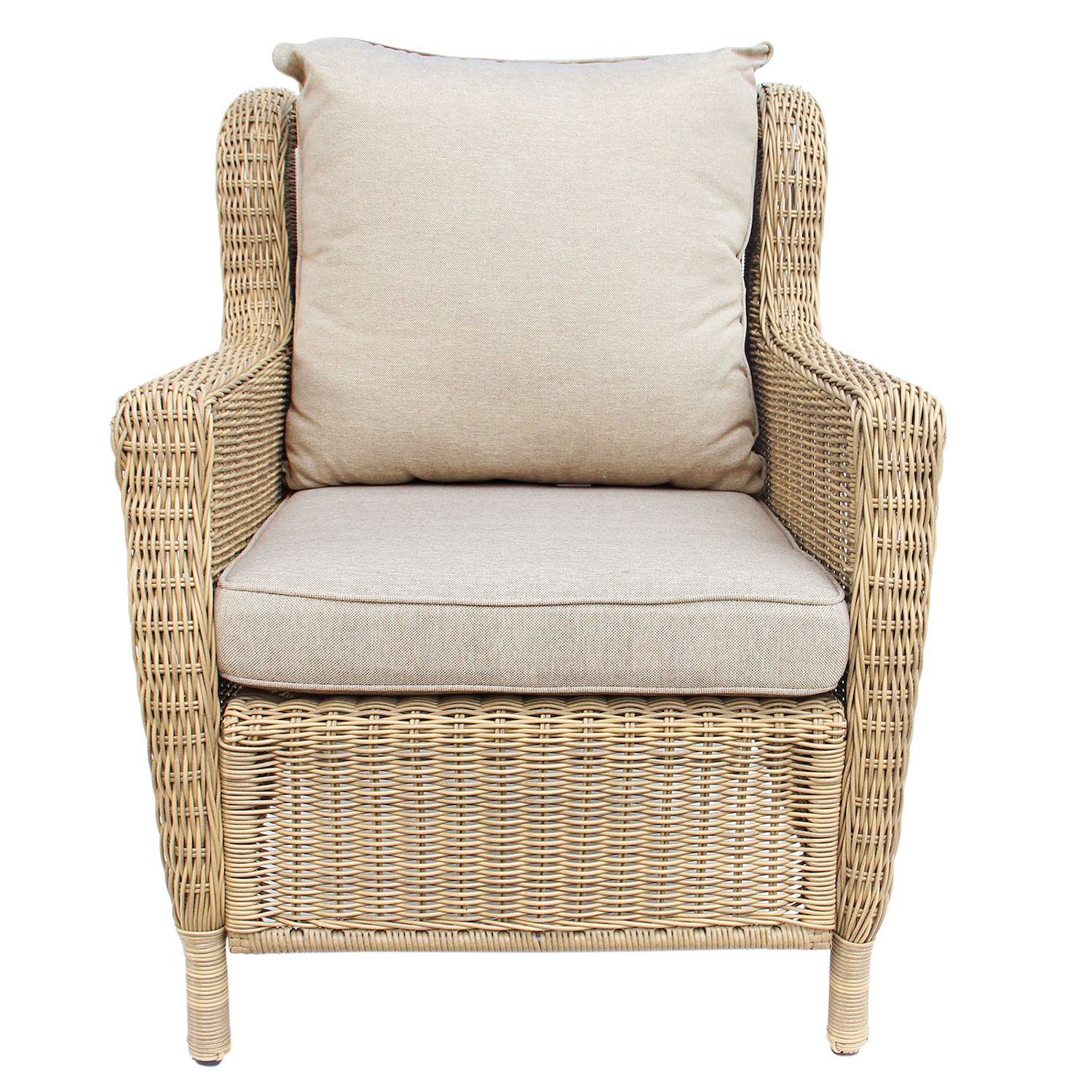 Sonoma Goods For Life Cortena Wicker Lounge Arm Chair