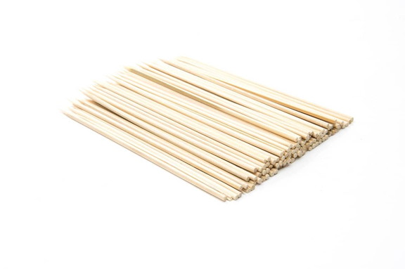 Fox Run 5476 6 Inch Bamboo Skewers  Pack of 100