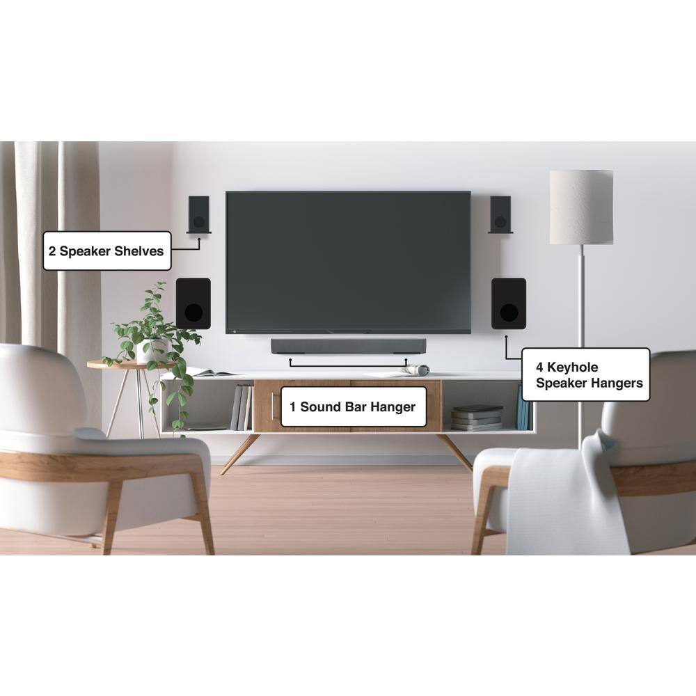 SIMPLE MOUNT Surround Sound Mounting Kit SSMK