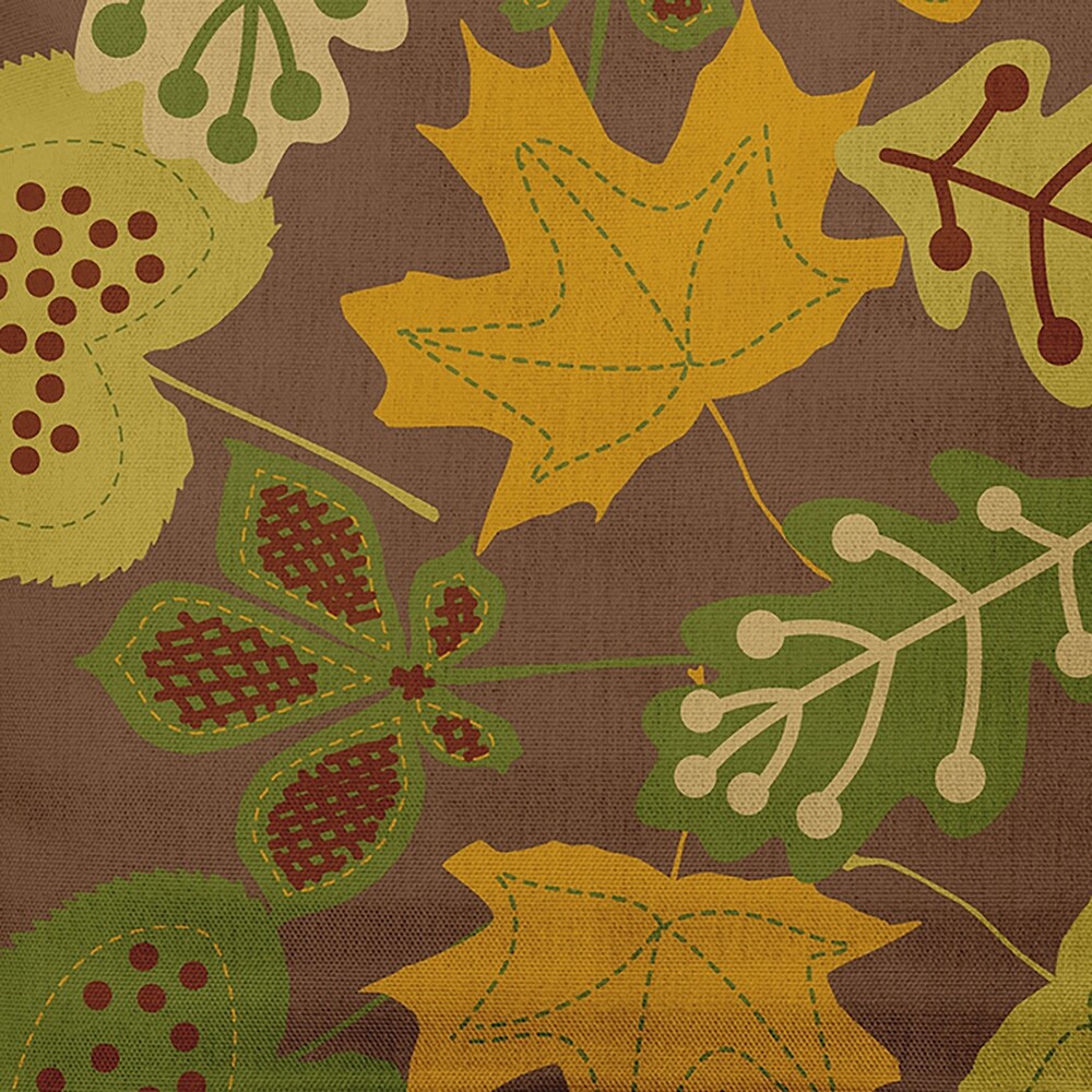 Fall Leaves Decorative Throw Pillow