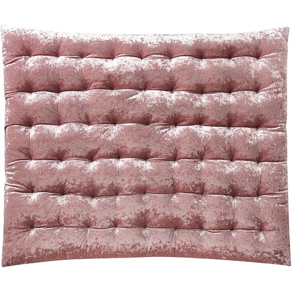 Rainha Cushion Tufted College Headboard - Velvet Crush - - 31307316