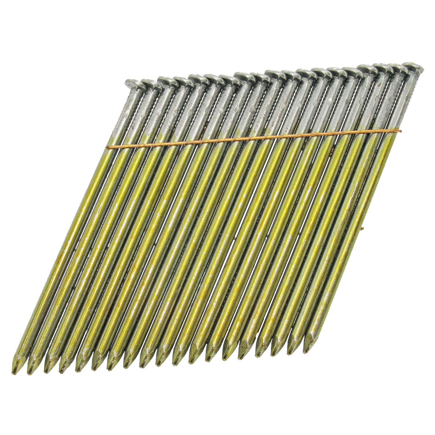 Grip-Rite 2-3/8 in. 11-1/2 Ga. Angled Strip Bright Framing Nails 28 deg 2500 pk