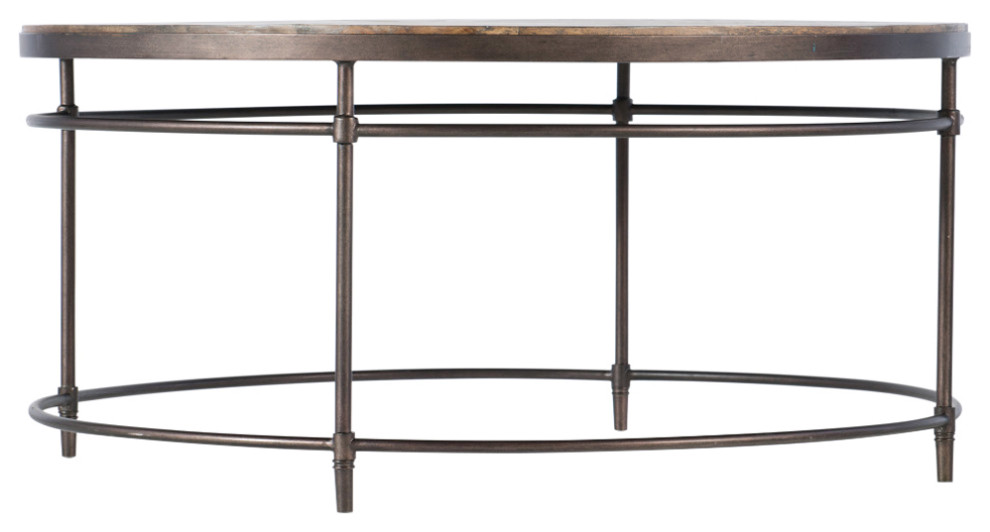 St. Armand Round Cocktail Table   Industrial   Coffee Tables   by Hooker Furniture  Houzz