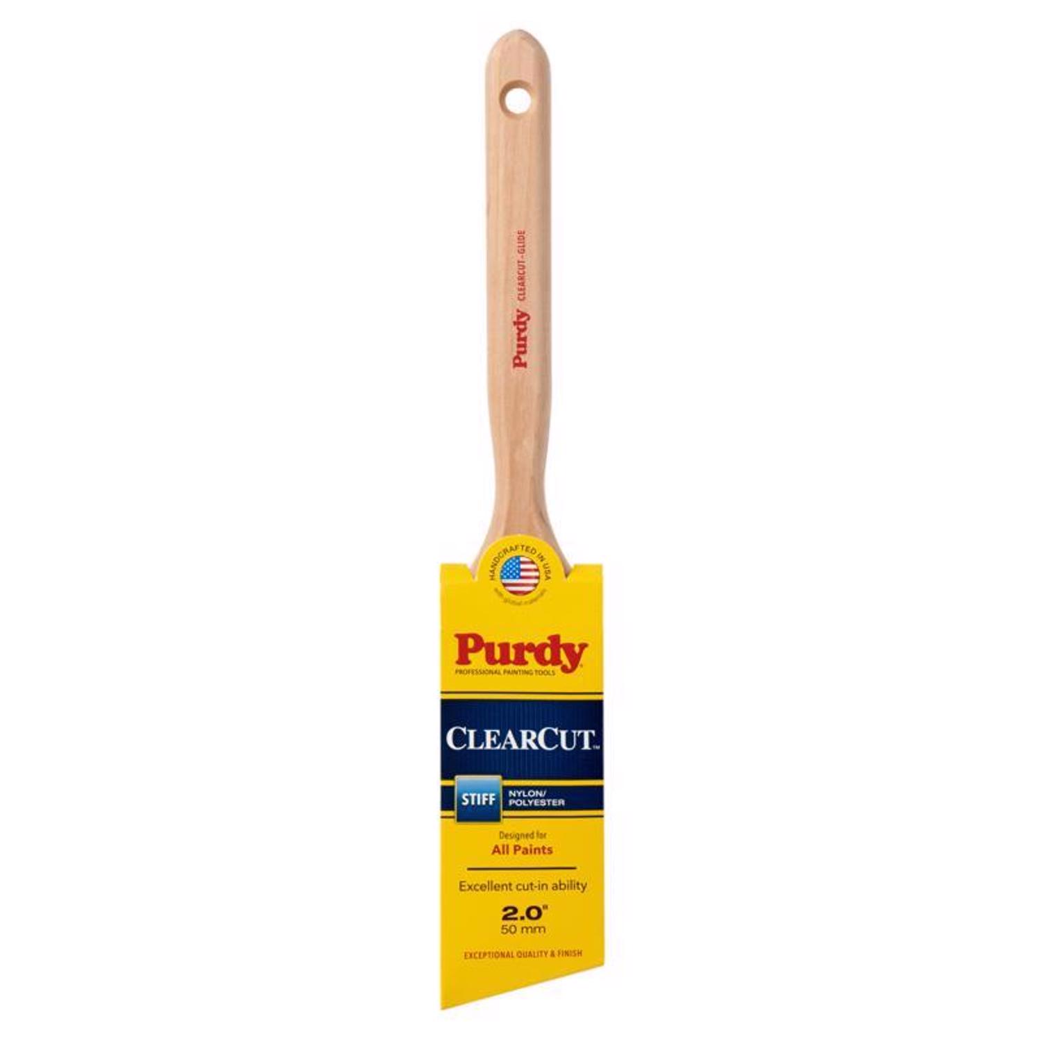 Purdy Clearcut Glide 2 in. Stiff Angle Trim Paint Brush