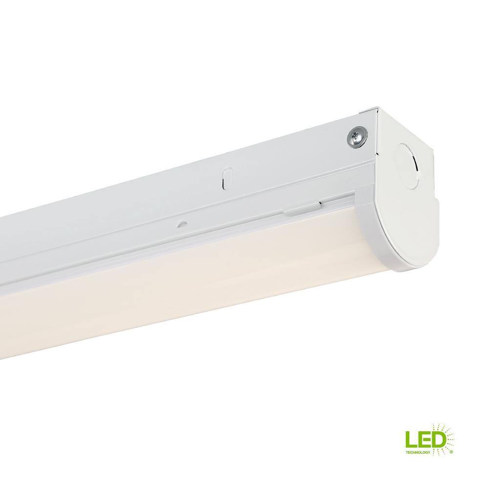 EnviroLite 8 ft. 600-Watt Equivalent Integrated LED White Strip Light Fixture 5000K ST8N96DMD50