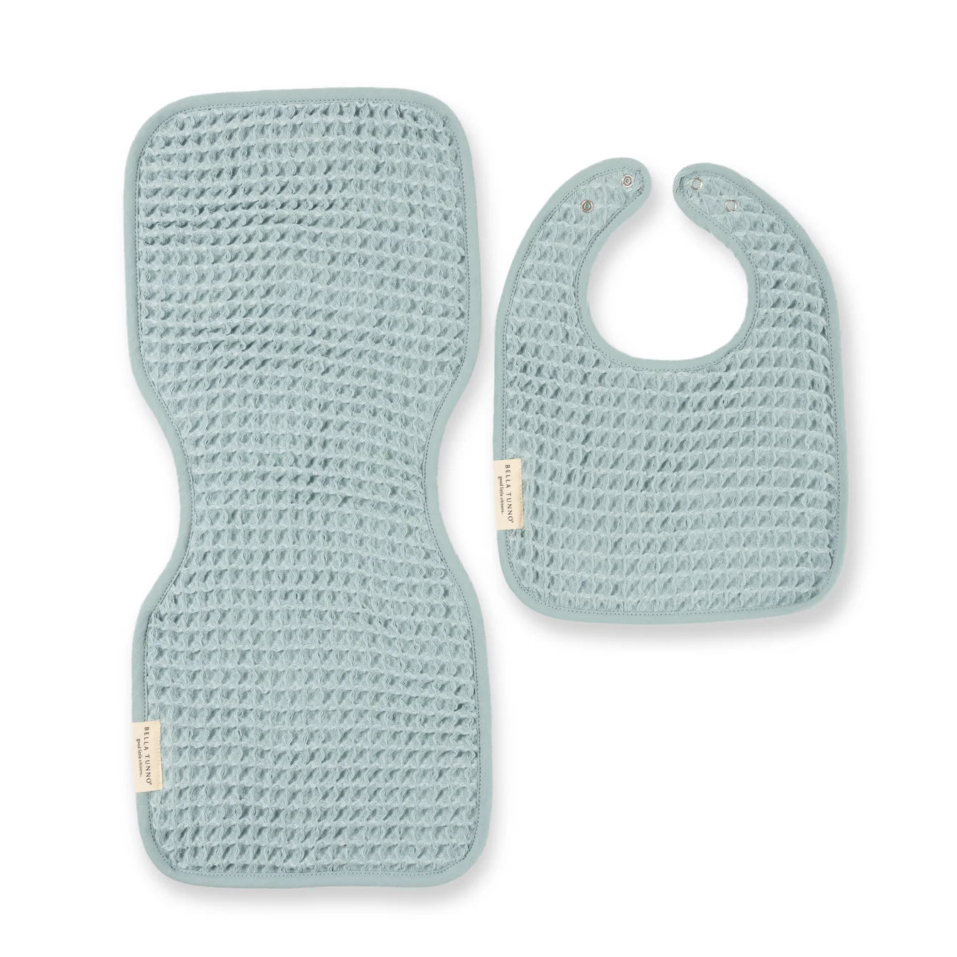 Reversible Bib Burp Set Fog