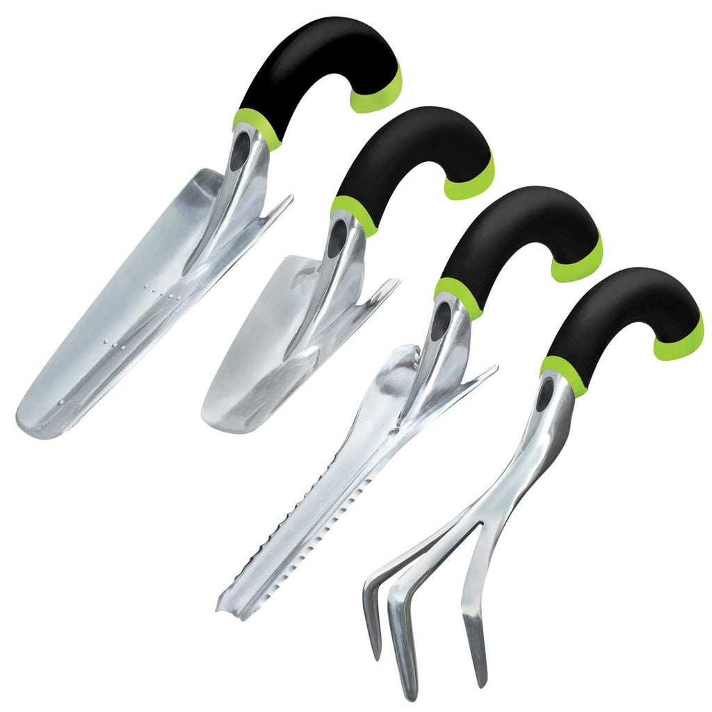 Ergonomic 4-Piece Garden Tool Set