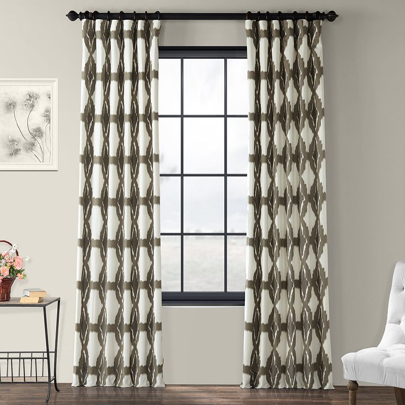 EFF 1-Panel Sorong Lined Window Curtain