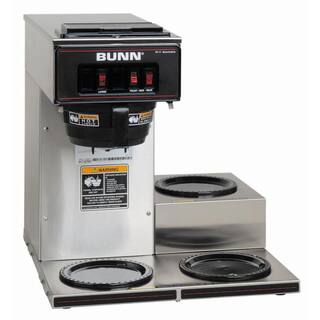 Bunn VP17-3 3L 12-Cup Commercial Coffee Maker 3 Lower Warmers 13300.0003 13300.0003