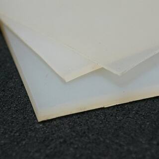 Rubber-Cal Silicone 18 in. x 36 in. x 24 in. Translucent Commercial Grade Translucent 60A Rubber Sheet 20-119-0125-36-024