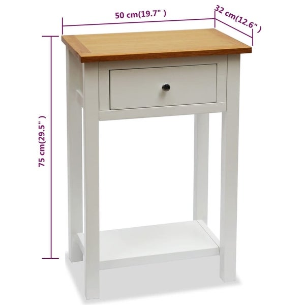 vidaXL End Table 19.7