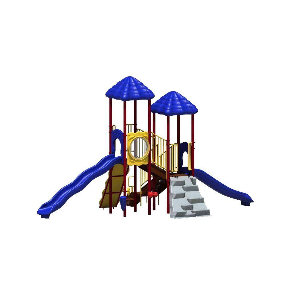 Ultra Play UPlay Today Bighorn Playful Commercial Playset with Ground Spike UPLAY-008-P