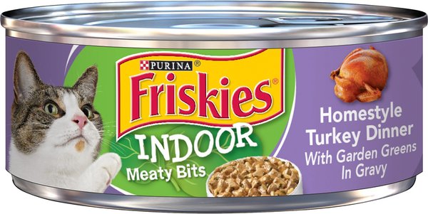 Friskies Indoor Homestyle Turkey Dinner Canned Cat Food