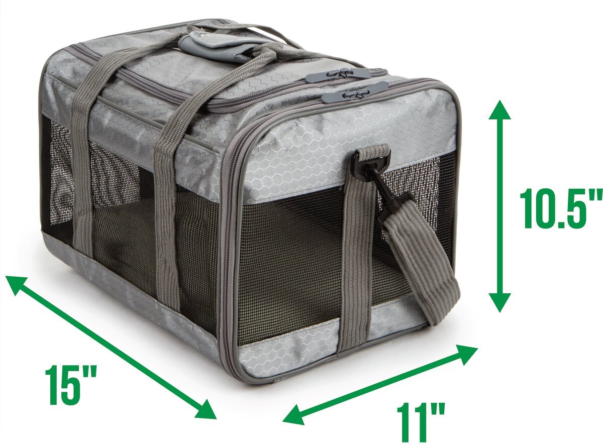 Sherpa To-Go Dog and Cat Carrier Bag， Gray