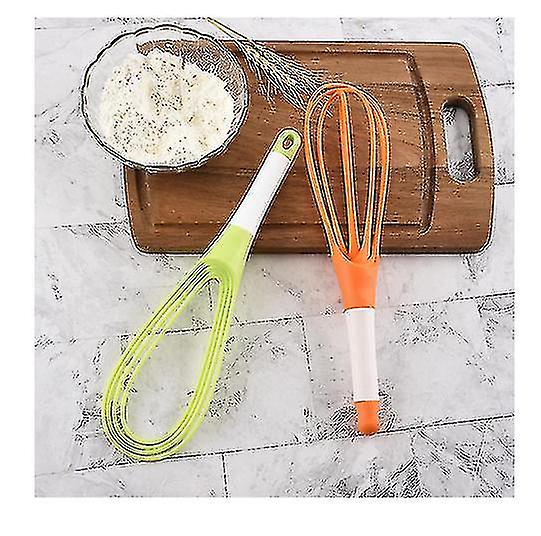 Miman Rotary Manual Egg Beater Frother Mixer Whisk Kitchen Tool Multifunctional Egg Beaters 1pcs Yellow