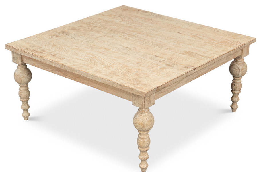 Organic Natural Coffee Table   French Country   Coffee Tables   by English Georgian America  Houzz