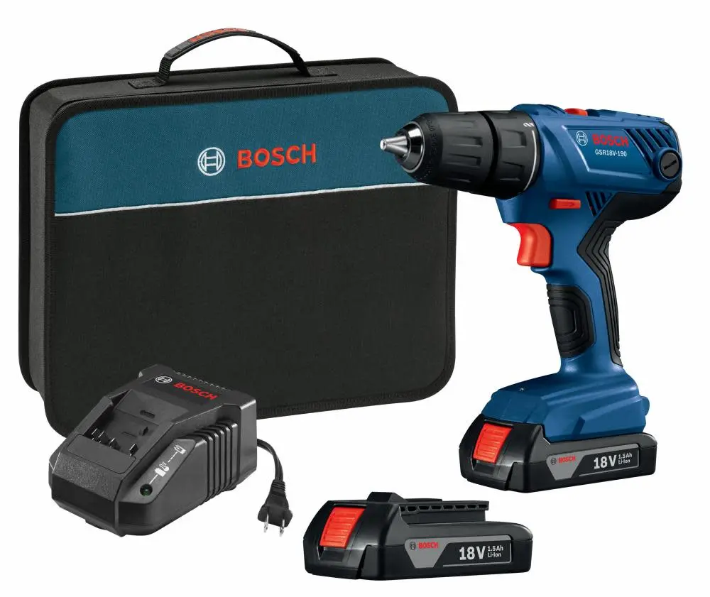 18 V Compact 1/2 In. Drill/Driver Kit with (2) 1.5 Ah SlimPack Batteries