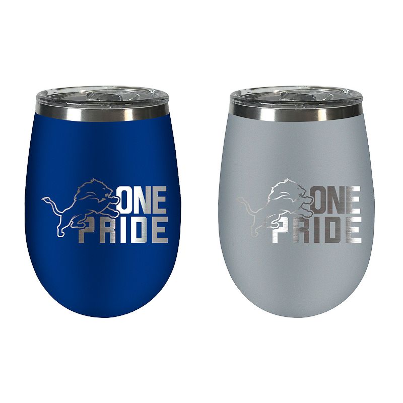 Detroit Lions Wine Tumbler Set