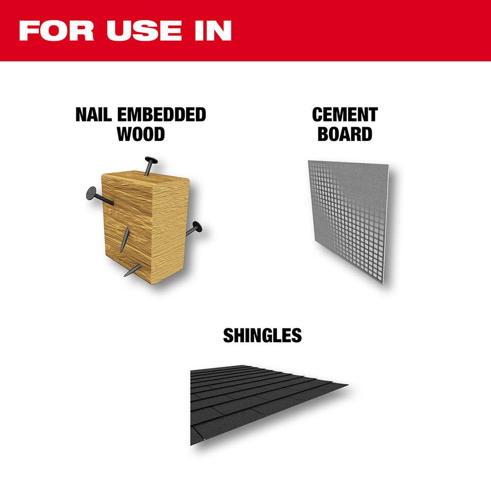 The Ax™ with Carbide Teeth SAWZALL™ Blade 6 in. 5T ;