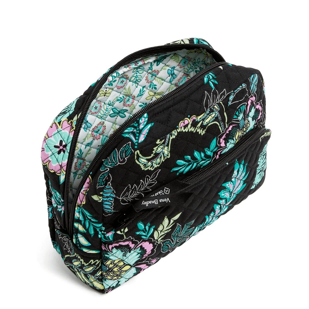 Vera Bradley  Large Cosmetic Bag in Island Garden