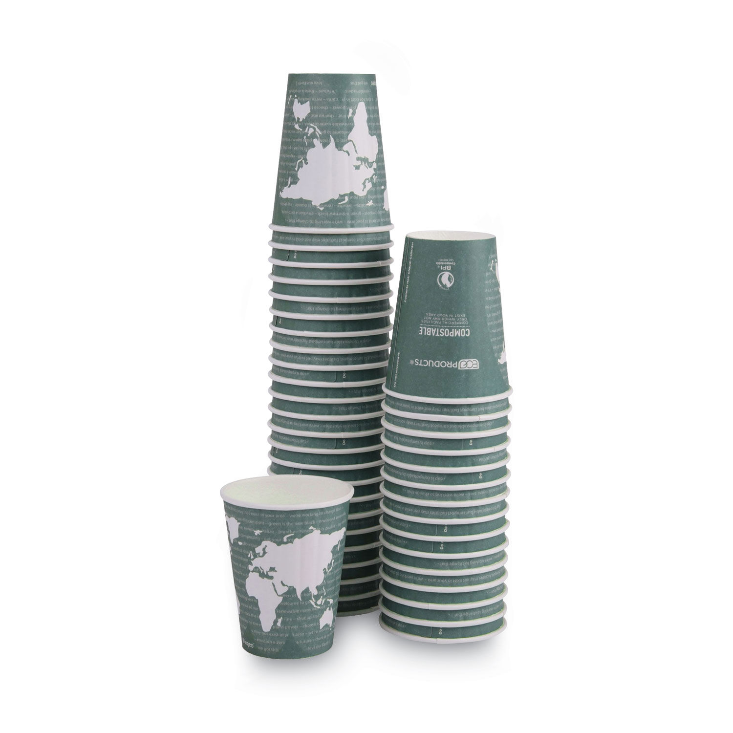 World Art Renewable and Compostable Insulated Hot Cups by Eco-Productsandreg; ECOEPBNHC12WD